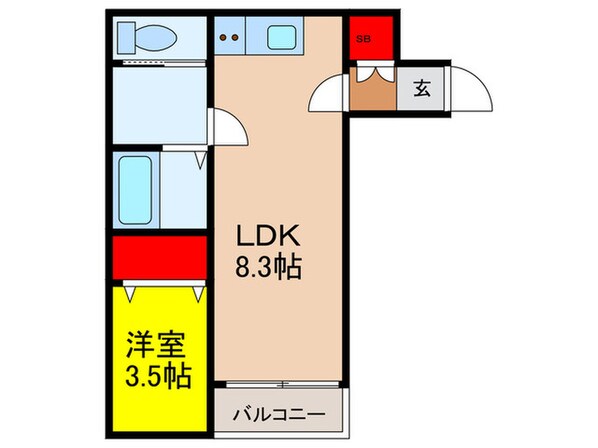 H-maison加美正覚寺XIの物件間取画像